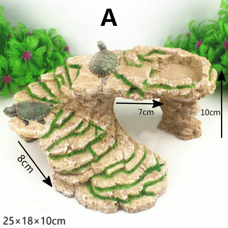 Aquarium Turtle Sunbathing Platform Reptile Platform Turtle Aquarium Decoration Amphibian Aquatic Climb Fish Tank Staircase