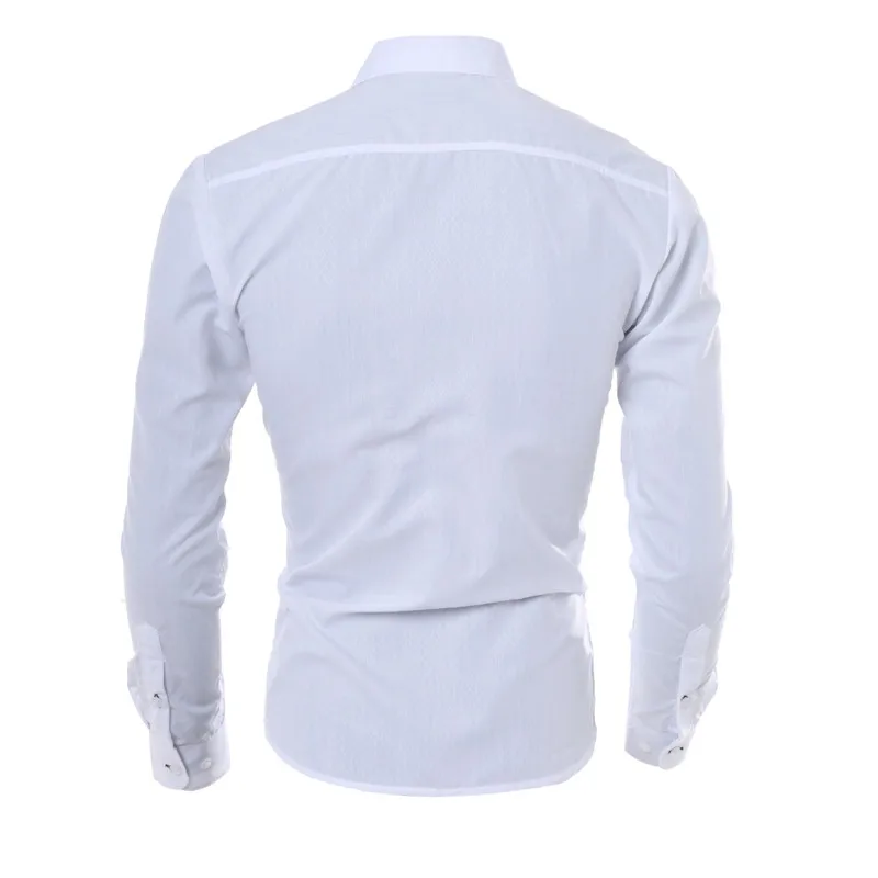 5XL Plus Size Brand-clothing Cotton Mens CIOTHING Solid Soft Men Shirt Long Sleeve Mens Shirts Casual Slim Fit Hot Sale 2021