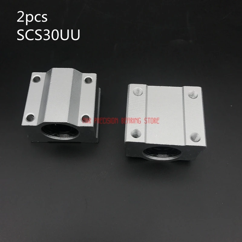 2023 Rushed Linear Rail Cnc Router Parts AXK 2pcs/lot Free Shipping Sc30uu Scs30uu 30mm Linear Ball Bearing Block Cnc Router