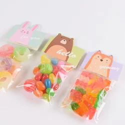20Pcs Candy Bag Baby Kids Birthday Party Small Gift Bag Plastic Sweet Chocolate Cookie Sticks Packaging Bags Wedding Favors