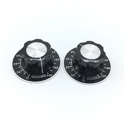 5sets MF-A103 Bakelite Knob + A03 Dial Knob With Scale Plate Sheet Scale Digital Potentiometer Caps for 3590S RV24YN and so on