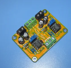 HIFI NE5534 DC Buffer Stereo OP-AMP Preamplifier Preamp Board support OPA627 AD847 AD797 OPA637 Single op amp Module