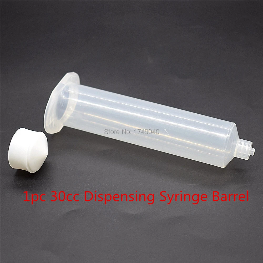 Dispensing Syringe Barrel 10cc 30cc Glue Adhesive Dispenser Industrial Syringes Tube Syringe Stopper for Industrial Dispensing