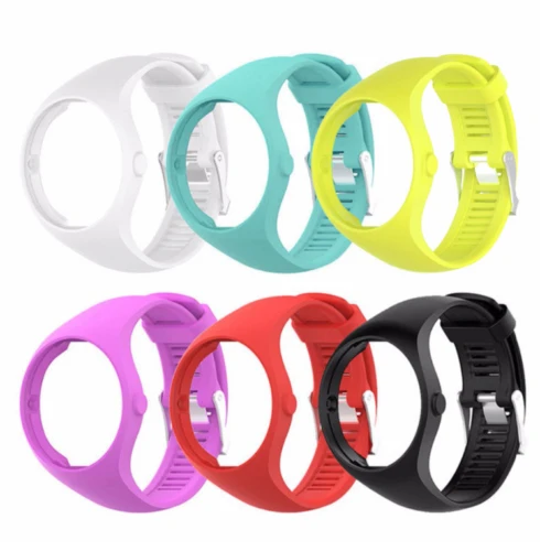 Replacement Soft Silicone WristBand Watch Band Strap for Polar M 200 M200 USB Charger