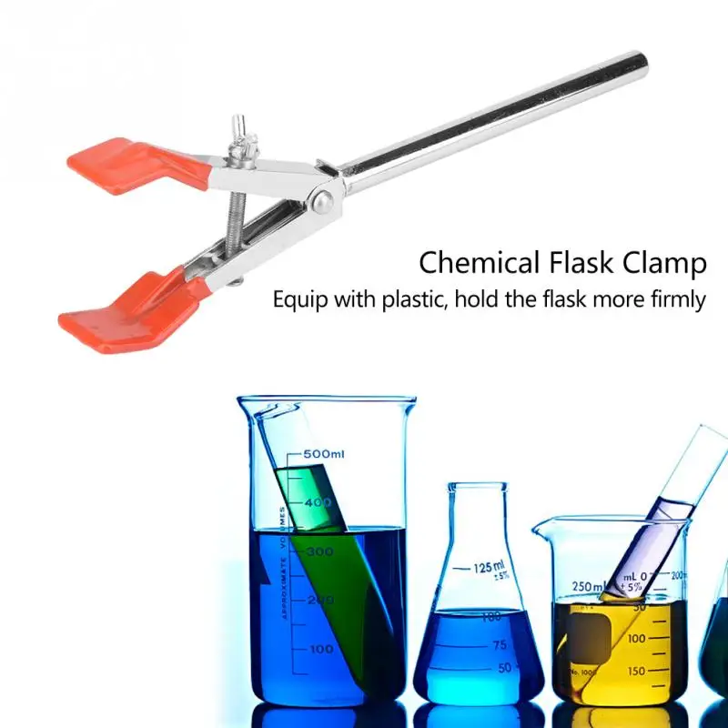 Lab Flask Clip Clamp 135 Degree Chemical Flask Clamp Zinc Alloy Retort Stand Condenser Clamp Laboratory Clamp 