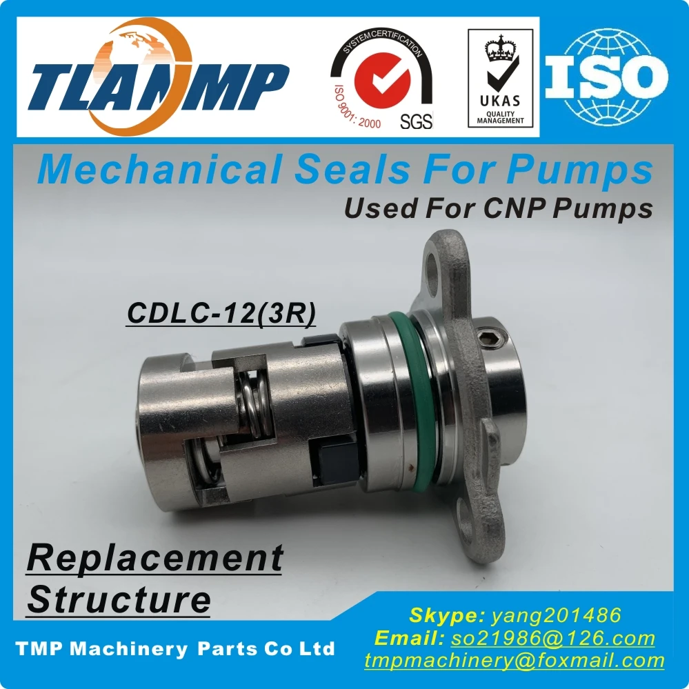 CDLC-12(3R) , CDLC-16(3R) TLANMP Mechanical Seals for CDL/CDLF1/2/3/4 (Replacement Structure) CNP/SPERONI Pumps Cartridge Seals