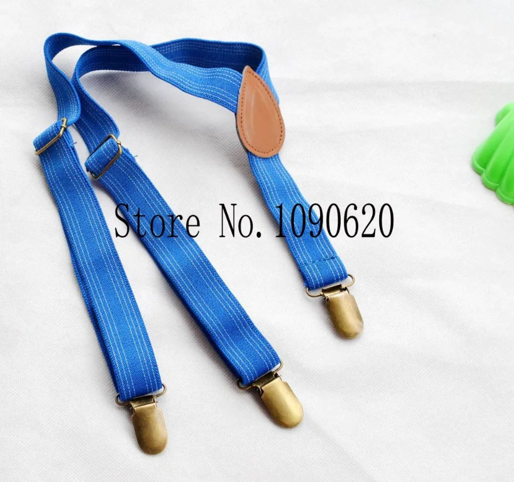 Boy suspender Children boys/girls Clip-on braces children Adjustable stripe toddler elastic braces 2.2cm wide