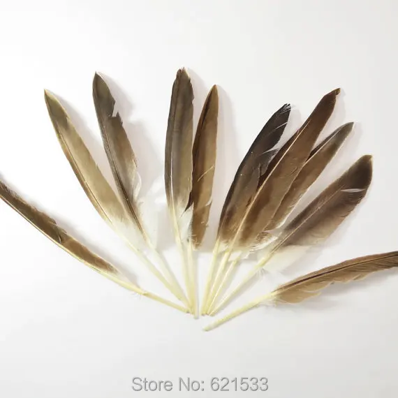 

100 шт./лот! 6-8 "15-20 см натуральные утиные перья-каные гусиные перья для изготовления ювелирных изделий