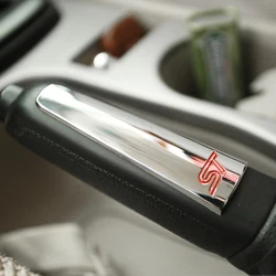 1 Piece ABS Chrome Car Hand Brake Protection Trim Handbrake Decoration Cover Sticker for Ford Focus 2 3 MK2 MK3 2005 - 2012
