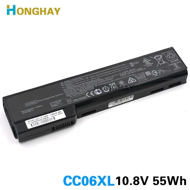 

HONGHAY CC06XL Laptop Battery For HP 8460w 8460p 8560p 6360b 6460b 6560b 6465b 6565b 6475b 6570p CC06 CC09 628670-001 HSTNN-UB2H