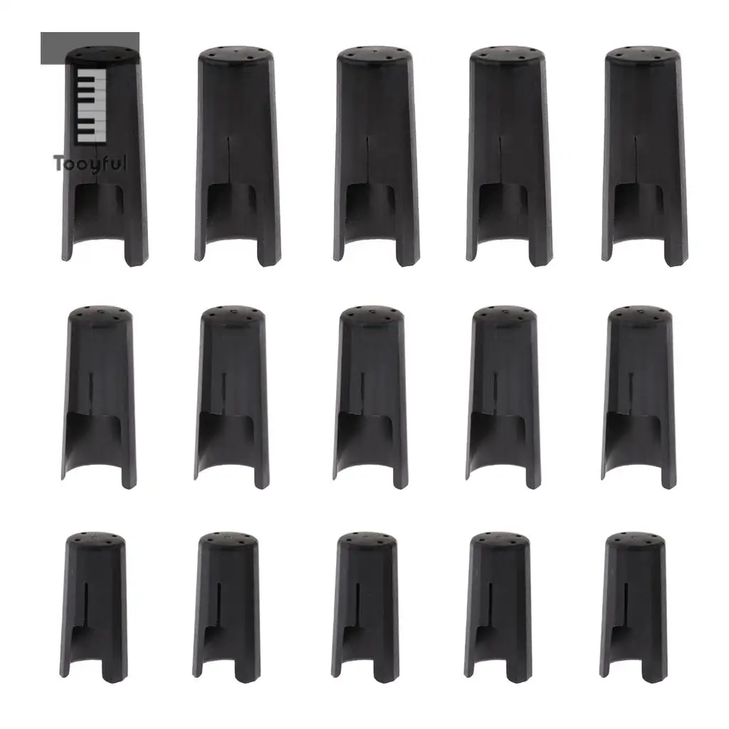 5Pcs Plastic Saxophone Mouthpiece Cap Sax Protect Cap for Woodwind Instrument Novice Professional Sax Replacement Accessories