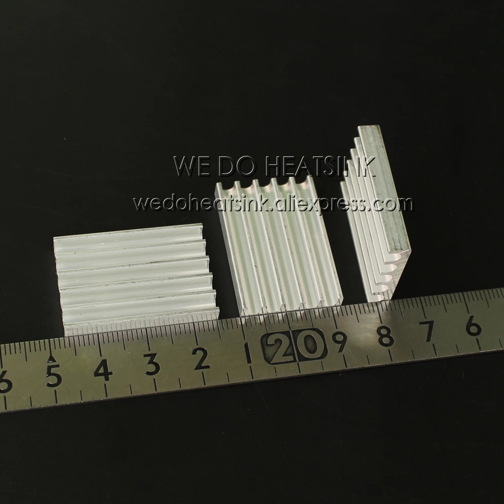 WE DO HEATSINK 8pcs 32x22x5mm DIY Extruded Heatsink Aluminium For CPU IC LED