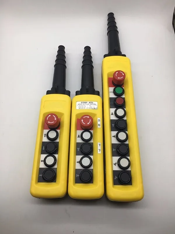 XAC-A8913 a Motore Zucca Interruttore di Comando A Pulsante Doppia Velocità di Sollevamento Gru Guida Impugnatura del Telecomando Impermeabile