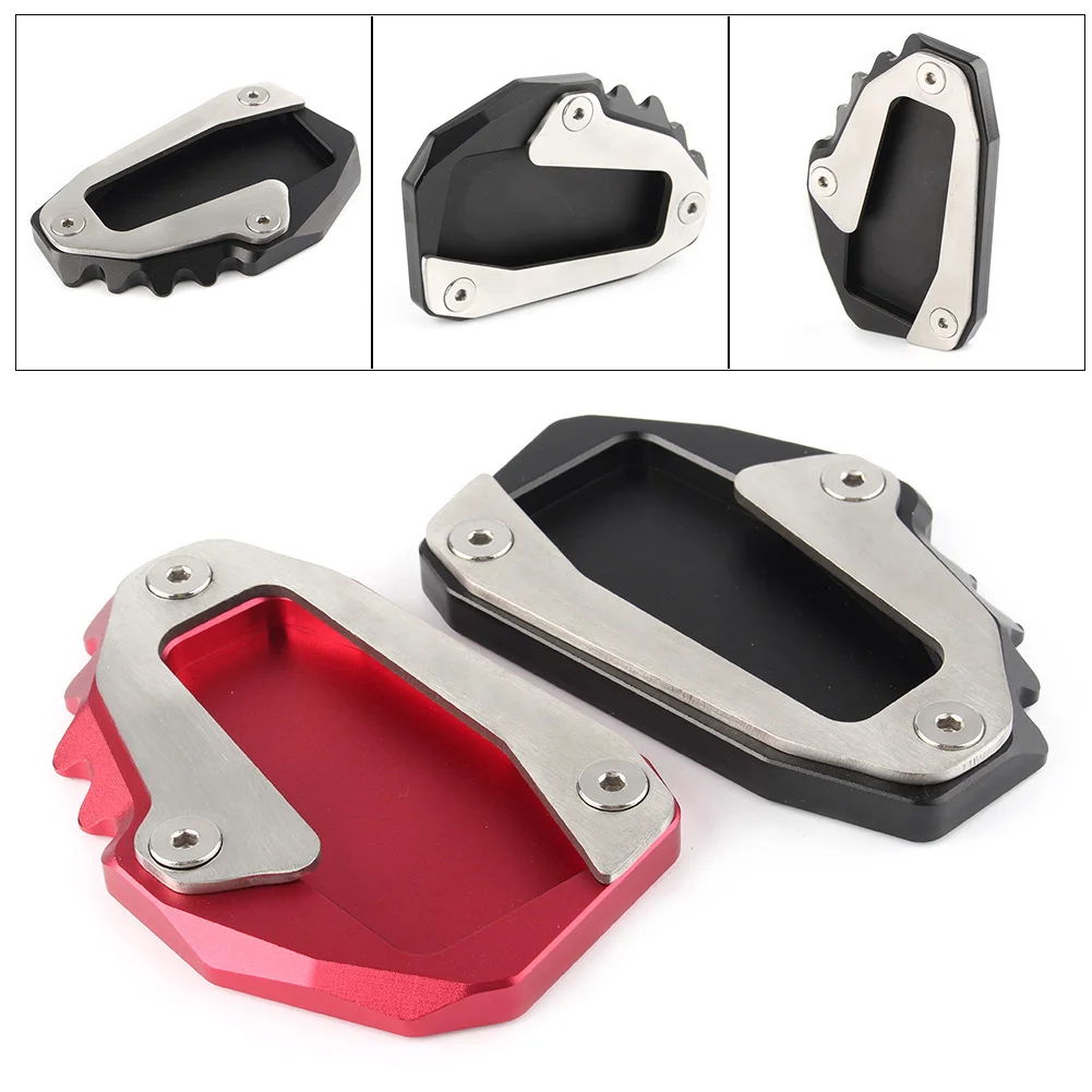 MTS1200S 2010-2014 Kickstand Side Stand Extension Plate Pad For Multistrada 1200 1200S 2010 2011 2012 2013 2014