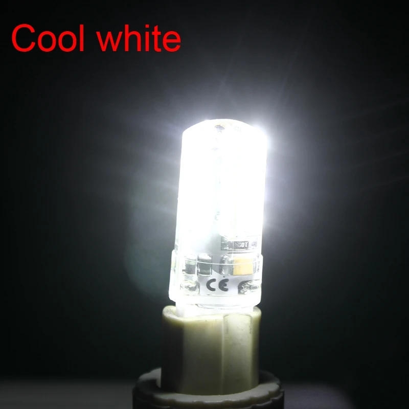 1pc G9 4W 2835SMD 32LED Light Silicone Bulb Lamp Energy Saving Light Bulb Lamp Cool White AC 230V for lighting