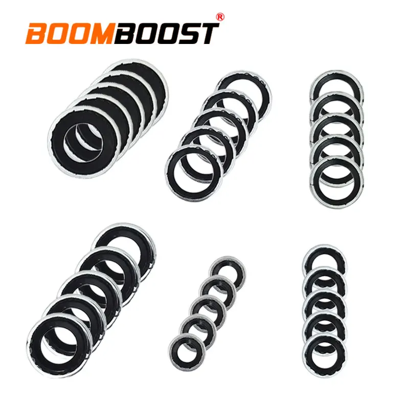 O Ring Assortment Repair Tool Sealing Gasket Washer Set 30pcs Air Conditioner Pump Washer A/C Compressor
