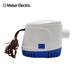 DC 12V /24V Automatic Bilge Pump Submesible Boat Bilge Water Pump 750GPH Auto Pump Free Shipping