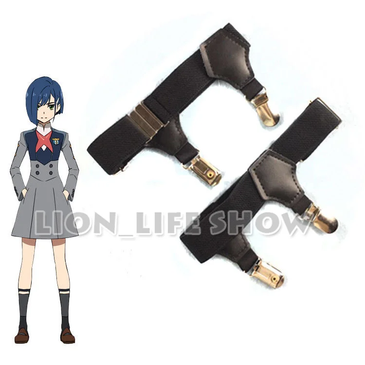 DARLING in the FRANXX Ciel do pończoch Punk nogi łydki pierścień pończochy skarpetki klip Cosplay