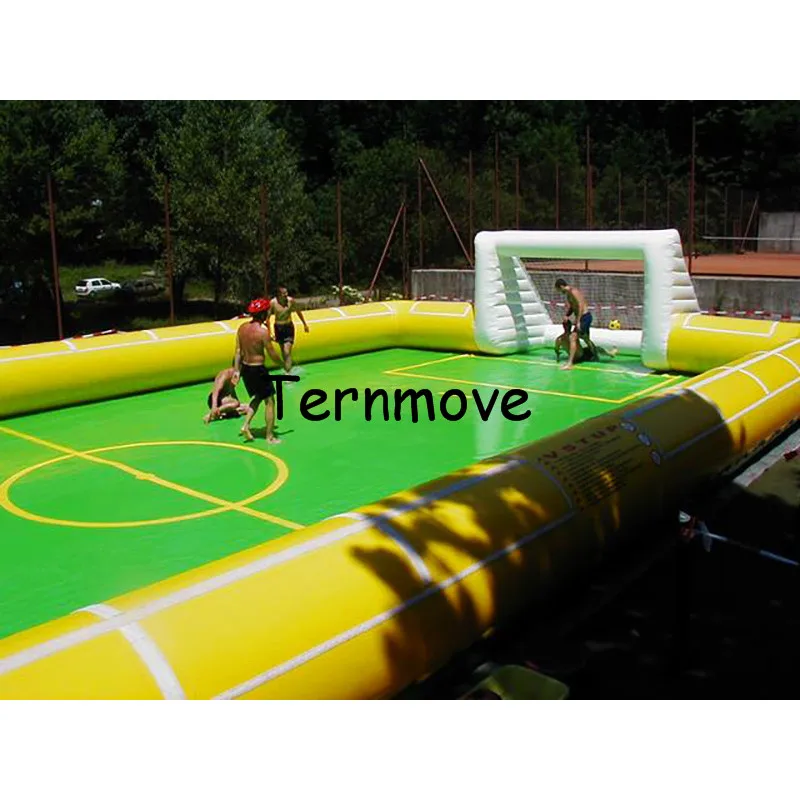 Inflatable Football Pitch Inflatable Arena 0.6mm PVC tarpaulin Inflatable Soccer Field Inflatable Football Field For Sale