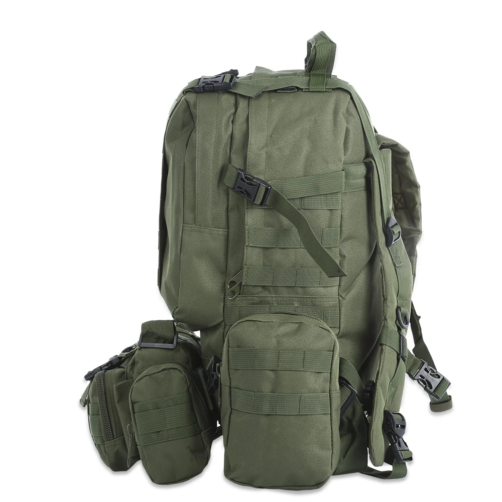 Mochila Tática Militar Molle ao ar livre, Bolsa de Esportes, Impermeável, Camping, Caminhadas, Viagem, Hot Outlife, 50L