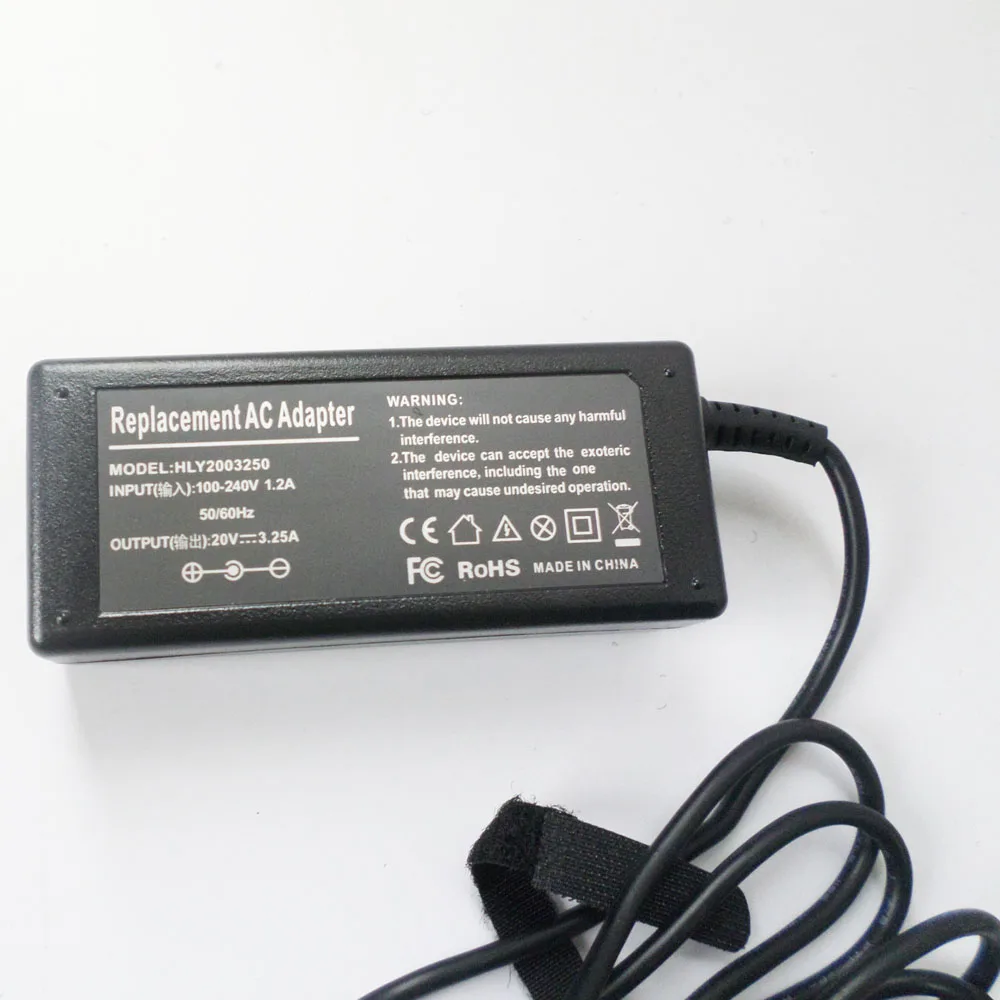 NEW Battery Charger For Lenovo Essential G400 G400S G405S G405 G500 G500S Rectangle Plug 20V 3.25A AC Adapter Power Supply Cord