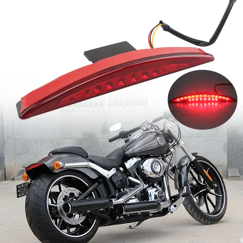 Rear Fender Tip Brake Tail Light LED For Harley Davidson Breakout FXSB 2013-2017