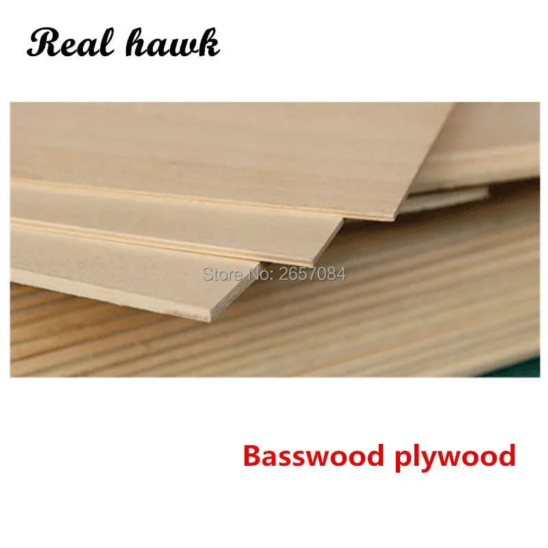 

297x210x1/1.5/2/3/4/5/6mm super quality Aviation model layer board basswood plywood plank DIY wood model materials