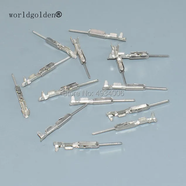 

Worldgolden Hot sale 10/20/30pcs/lot 0.6MM male crimp terminals replcement pins of 963715-1 for bmw,vw,toyota