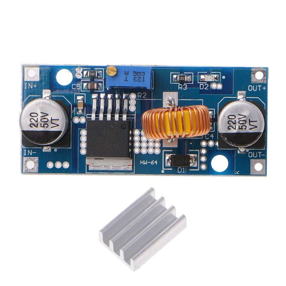 10Pcs LM2596HVS DC-DC Adjustable Step Down Buck Converter Power Module 4.5-53V To 3-40V DC to DC