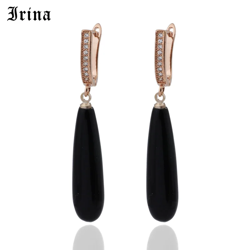 Irina  585 Star The Same Paragraph Fashion Imitation Pearl  Earrings Wholesale Jewelry Earrings Female Long Section Vintage