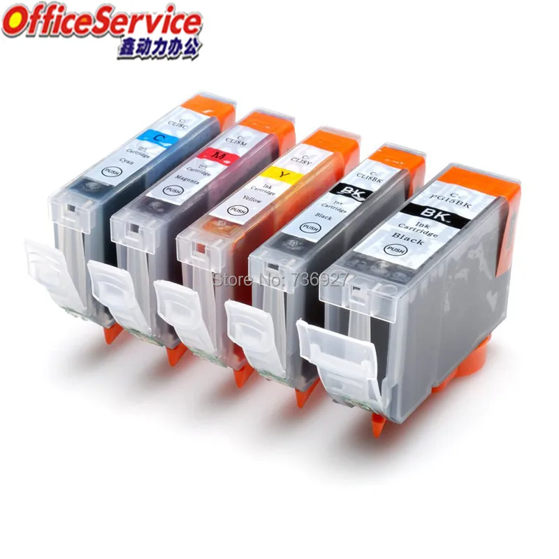 PGI5BK CLI8XL PGI-5 CLI-8 ink Cartridge Compatible For Canon iP5300 MP500 MP530 iP4200 iP4300 iP4500 iP5200 iP5200R printer