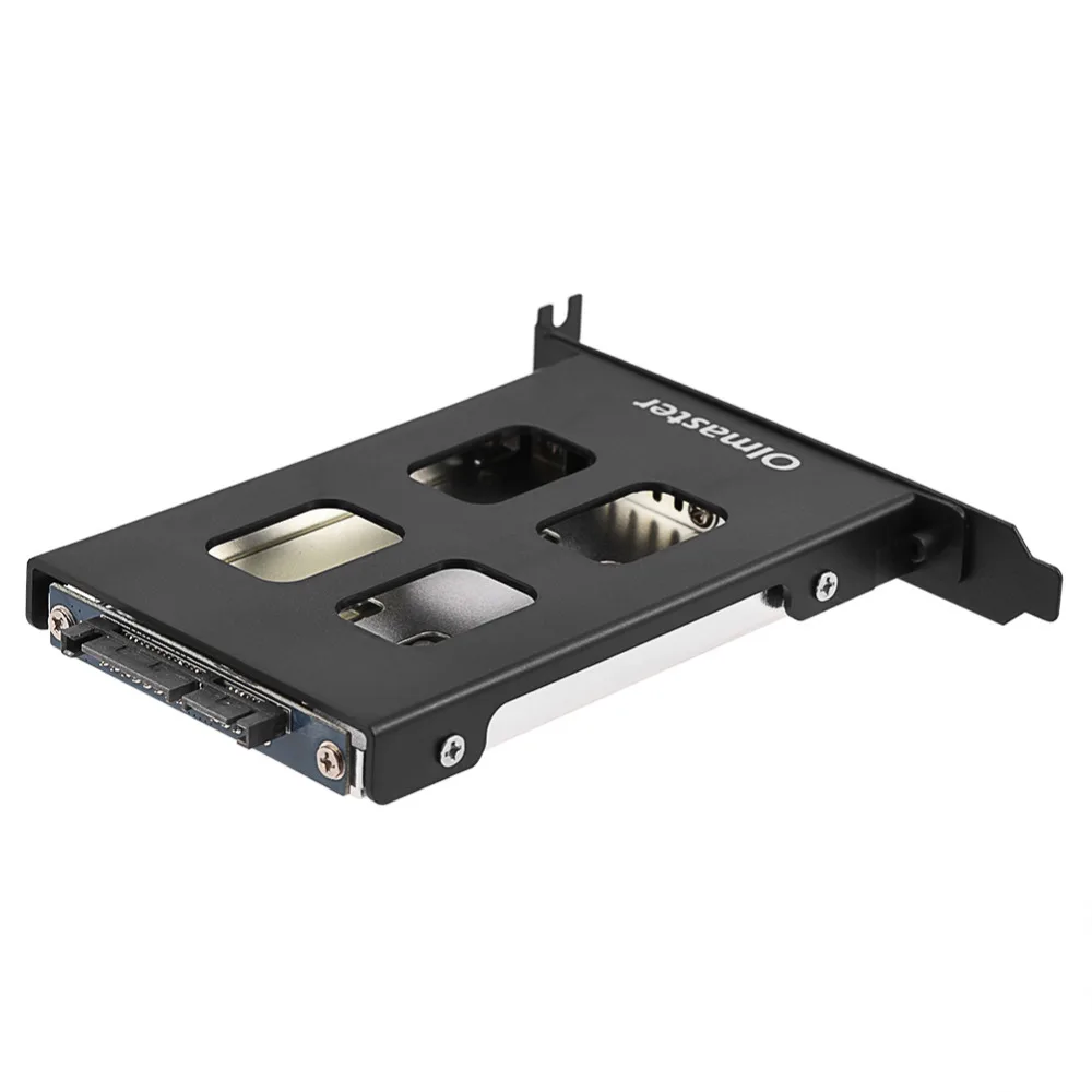 Oimaster Pci Mobile Rack Enclosure Hard Disk Drive Case Box untuk 2.5 Inci Sata Sdd Hdd Adapter