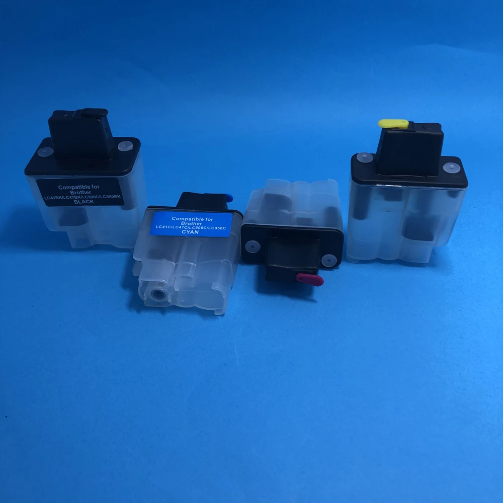 YOTAT Refillable ink cartridge LC41 LC47 LC900 LC950 for brother MFC-210C 420CN 3240C 3340CN 5440CN 5840CN printer