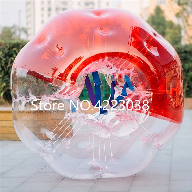 Free Shipping 1.2m TPU Inflatable Zorb Ball Bubble Soccer Football Ball Inflatable Human Hamster Ball Bumper Ball For Kids