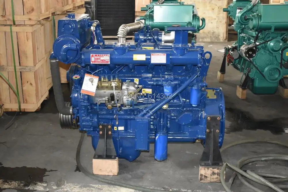 China supplier R6105IZLC marine diesel engine 132kw/1500rmp 140kw/2000rmp ship diesel engine for marine diesel generator power