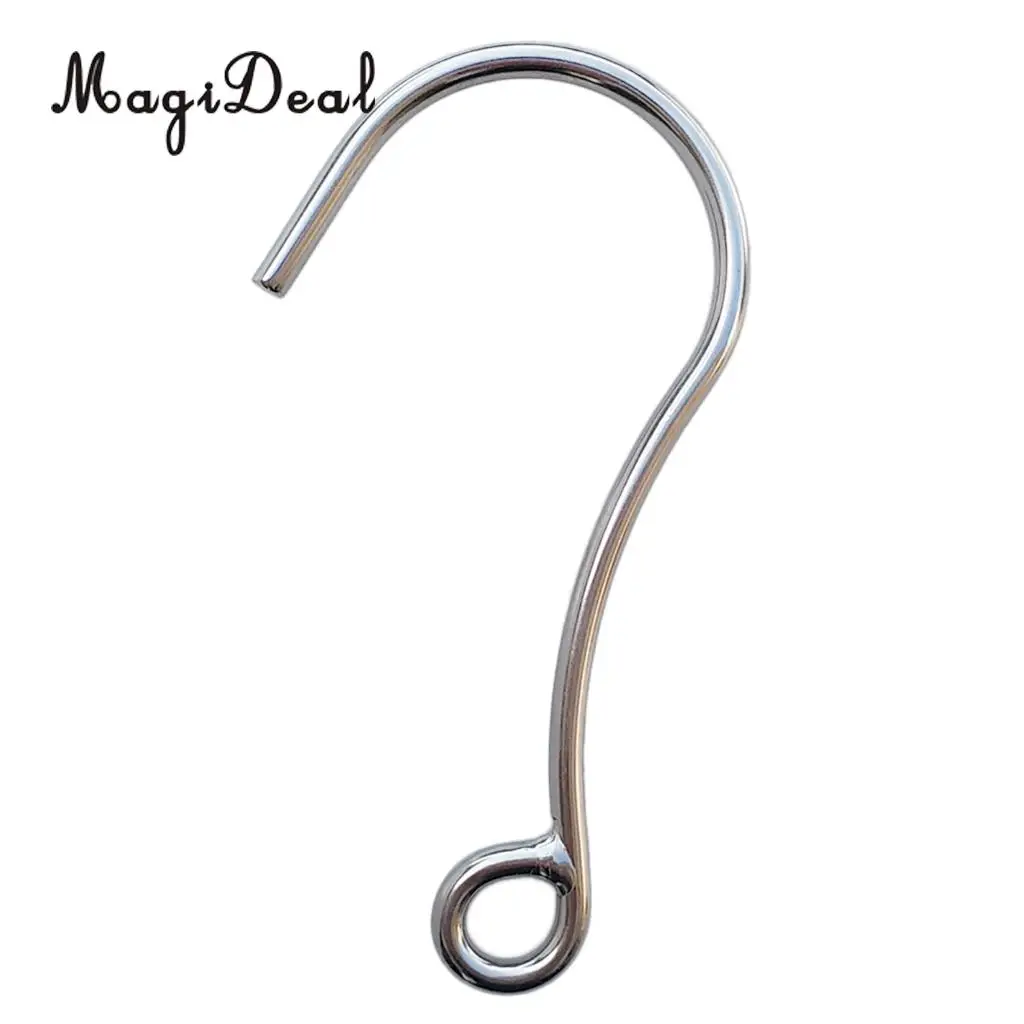 MagiDeal Marine 316 Stainless Steel Single Reef Hook for Underwater Drift Cave Dive