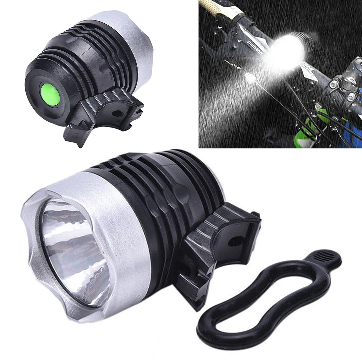 

Newest Bicycle Head Light Rechargeable 1000LM LED Headlamp Waterproof