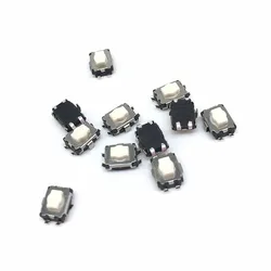 20pcs/lot 4.7*3.5*2.5mm 4 Pins Plum Blossom Little Turtle Light Touch Switch 4.7x3.5x2.5mm Tiny buttons Micro Push Button Switch