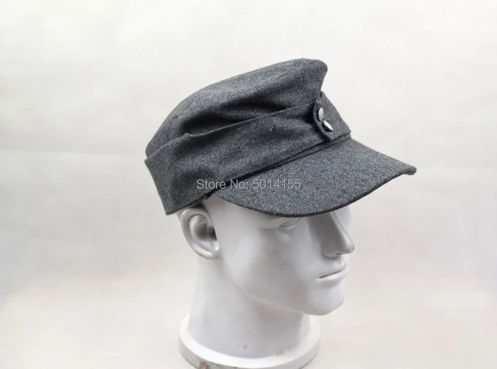 Cosplay  German WH Elite EM M43 Panzer Wool Field Cap Hat Gray