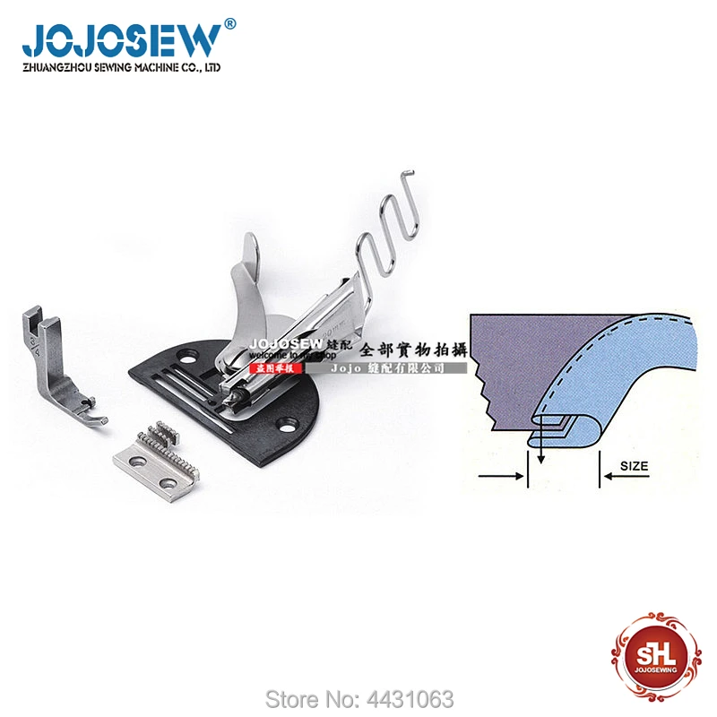 A10 102 8700 7300 Industrial sewing machine Edger assembly Flat car curling barrel Medium thick material