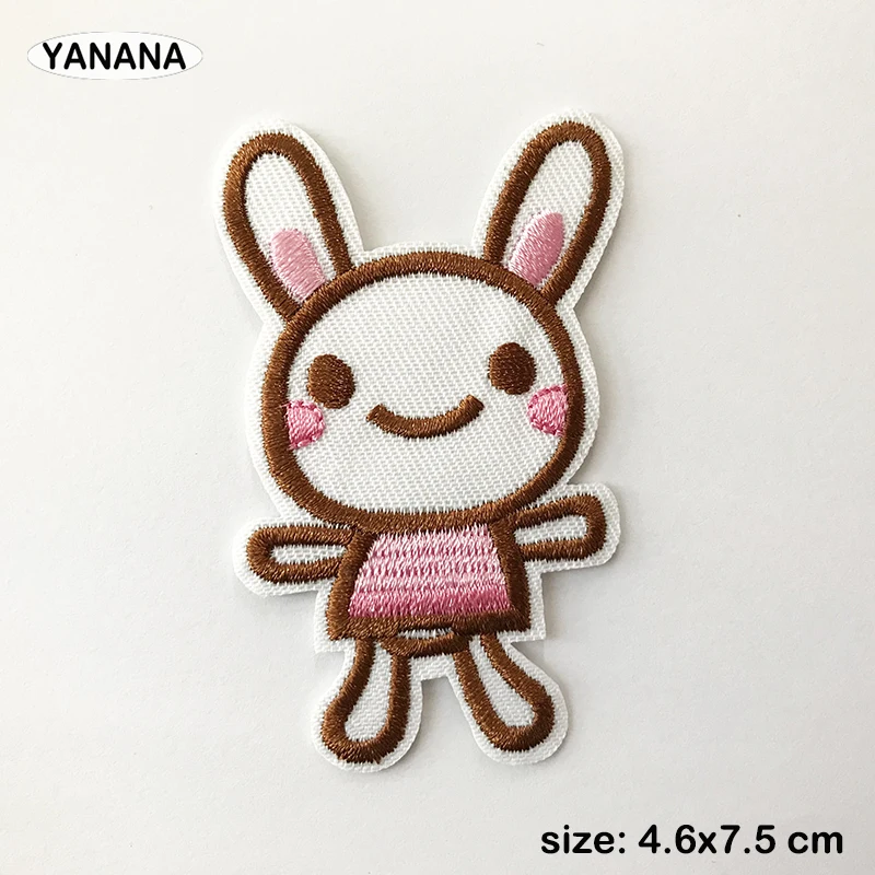 Little rabbit Clothes Decorate Embroidered Children's clothes Cartoon Decorate Iron on Clothes