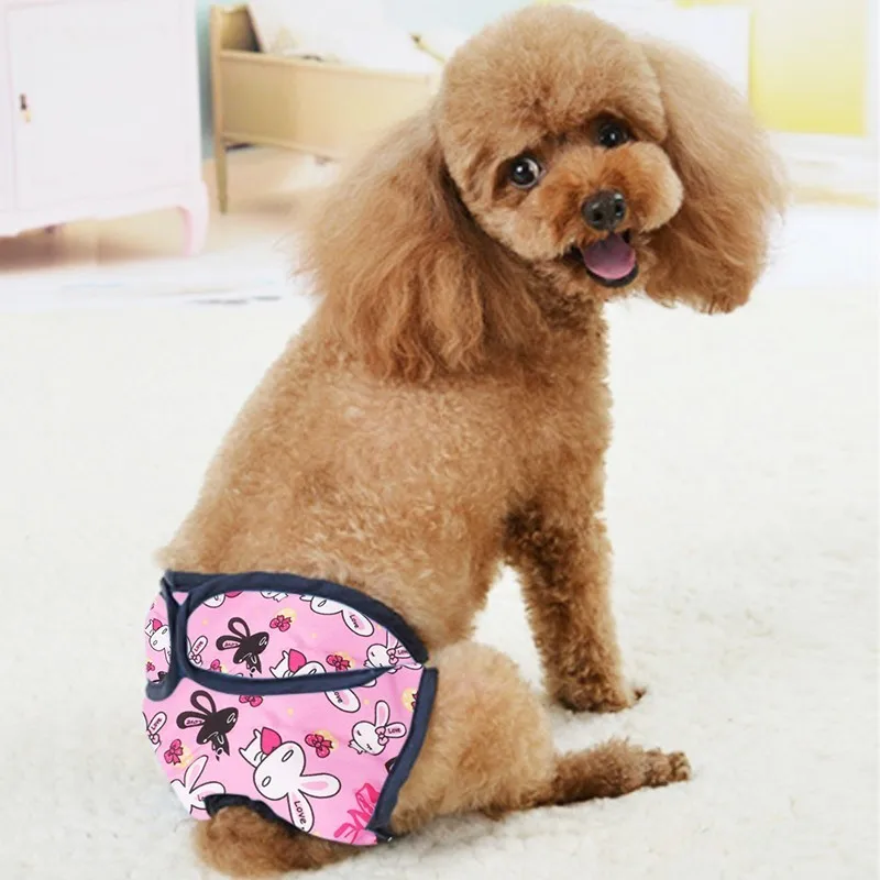 Dog Physiological Pants XS-XXL Diaper Sanitary Washable Female Dog Shorts Panties Menstruation Underwear Briefs Jumpsuit For Dog