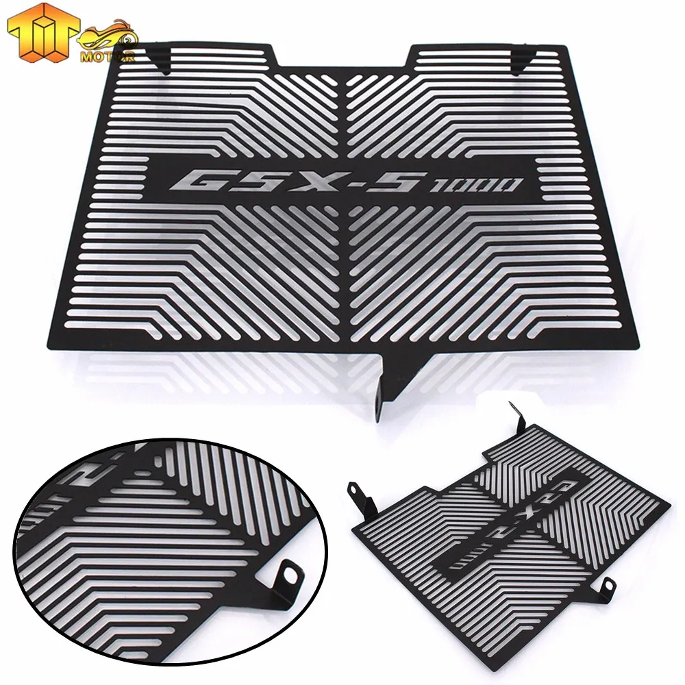 Fit For SUZUKI GSXS1000 GSX-S1000F FA 2015 2016 2017 2018 Motorcycle Radiator Guard Protectors Grill Stainless Steel Cover Black