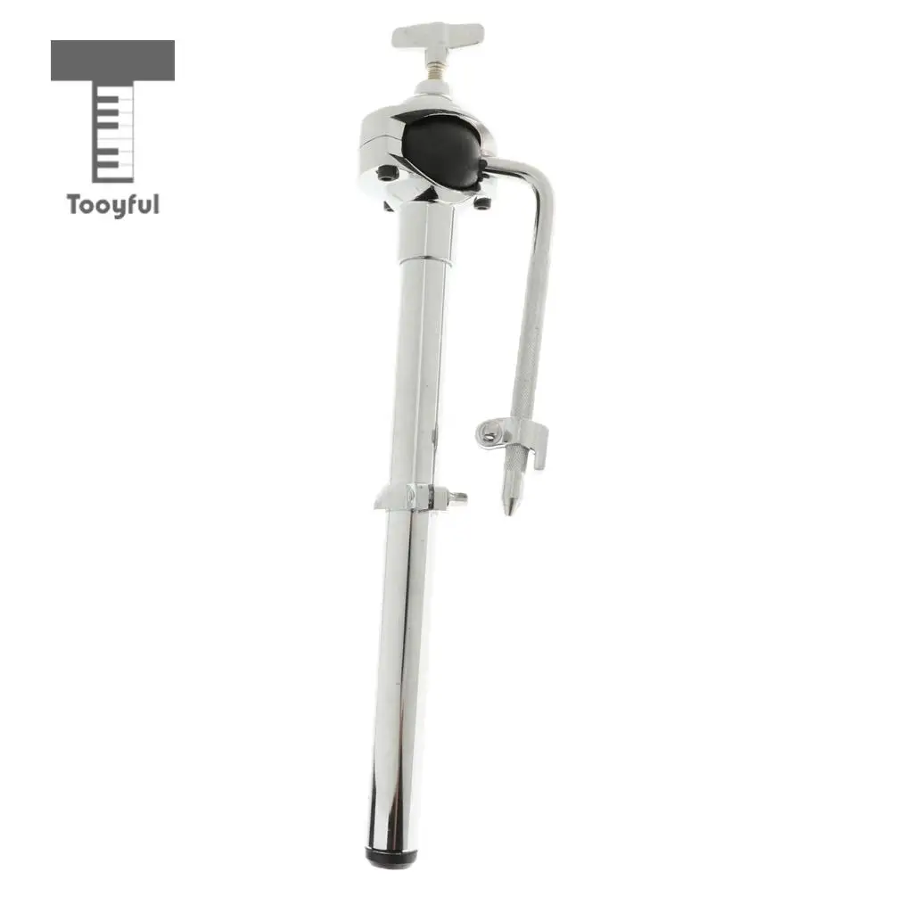 Tooyful Durable Zinc Alloy Drum Kit Tom-Tom Holder Cowbell Mount Stand Support Hardware Percussion Accessory