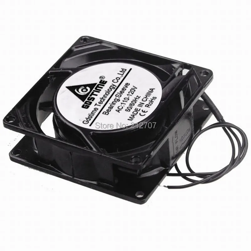 

5Pcs Gdstime 80mm AC Fan 110V 120V 8025 80x80x25mm 8cm Axial Cooling Cooler