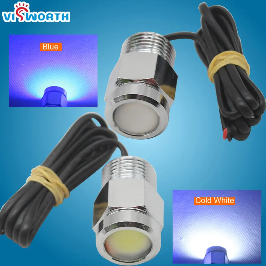 12W COB Yacht Light Bronze Small Body Underwater Boat Led Light 100% Waterproof Ip68 DC 12V 0.9 Meter Wire Spotlighting