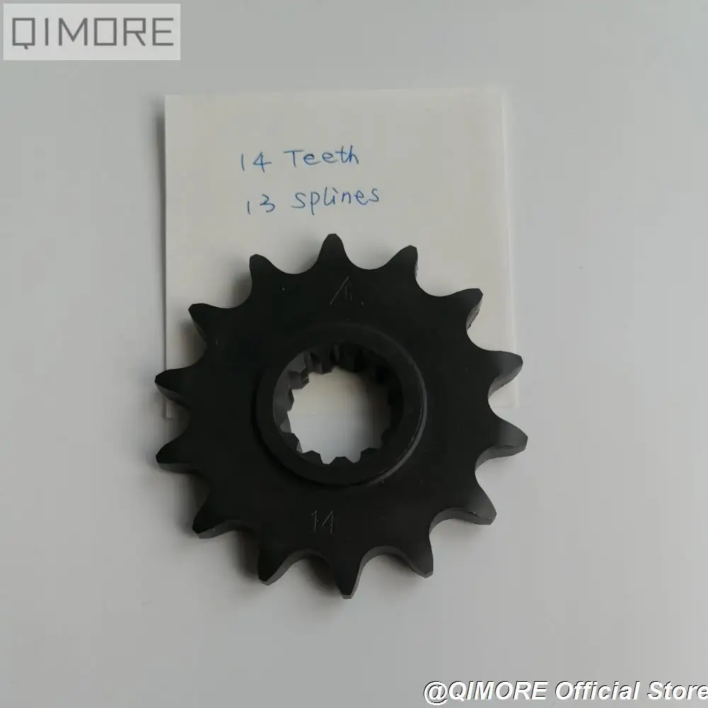 14-tooth Front Sprocket for BENELLI TNT300 BN302 TNT250 TNT600 BN600 TRK502 502C 502X BJ500 Leoncino 500 / KEEWAY RKX300 RK6 600