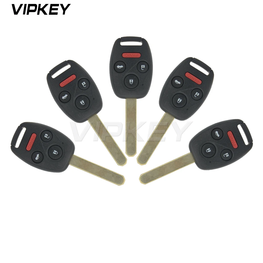 

Remotekey 5pcs Remote Head Car Key 3 Button With Panic 313.8Mhz ID46 Chip N5F-A05TAA For Honda Civic 2012 2013 Accord 2014