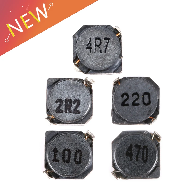 10PCS/lot SMD Power Inductors CDRH3D16 2.2UH 4.7UH 10UH 22UH 47UH 3D16 Shielded Inductor 4R7 2R2