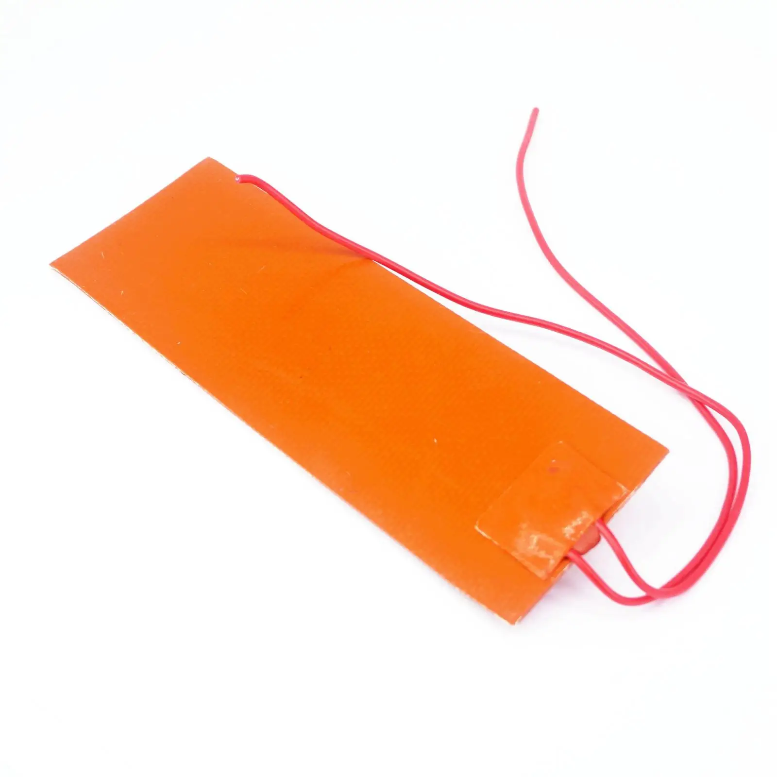 12V DC 50x150mm 20W Rectangle Flexible Waterproof Silicon Heater Pad For Oil Tank